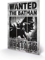 Batman Arkham Origins - Wanted Wood Print 20 X 29.5 cm