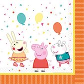 servetten Peppa Pig 33 x 33 cm papier 16 stuks