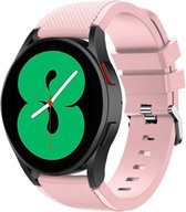 Strap-it Samsung Galaxy Watch 4 - 44mm siliconen bandje - roze