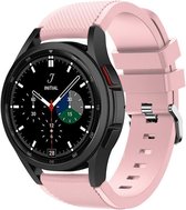 Strap-it Samsung Galaxy Watch 4 Classic 46mm siliconen bandje - roze