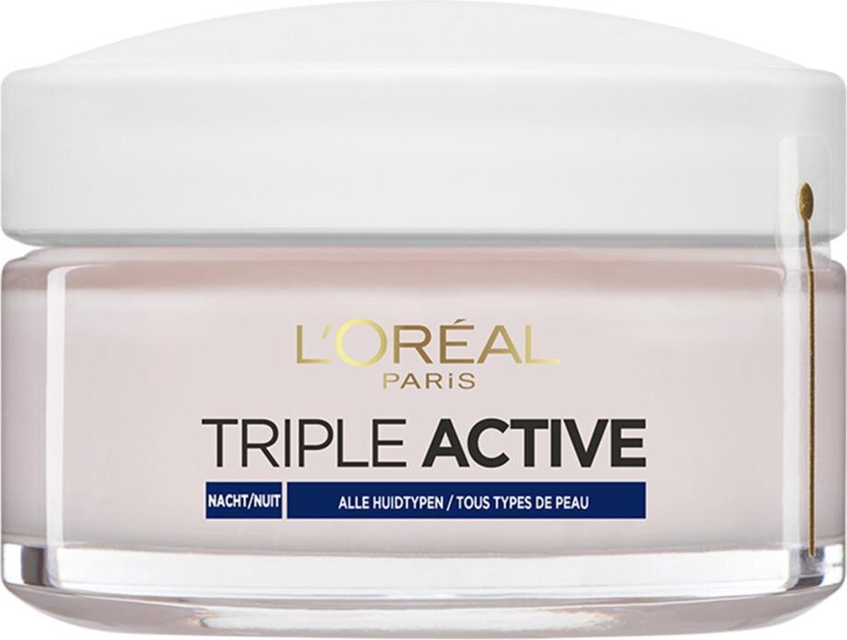 L’Oréal Paris Triple Active Nachtcrème - 50 ml - Hydraterend - L’Oréal Paris