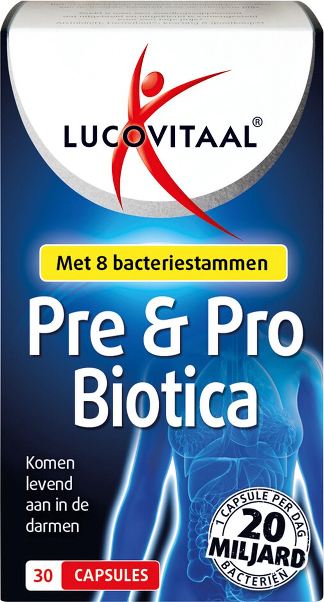 Goedkoopste 3x Lucovitaal Pre & Probiotica 30 capsules
