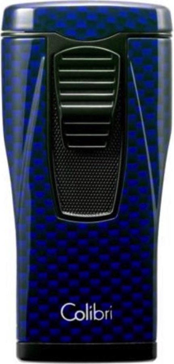 Goedkoopste Aansteker Colibri Monaco carbon blauw