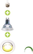 LED Inbouw spot 73mm | Wit | 5,5W | Dimbaar - 4000K - Naturel wit (840)
