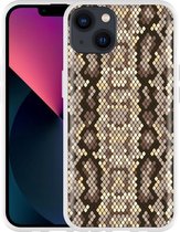 Cazy Hoesje geschikt voor iPhone 13 - Snakeskin Pattern