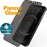 PanzerGlass Case Friendly Privacy Anti-Bacterial Screenprotector voor de iPhone 13 / 13 Pro - Zwart