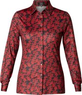 ES&SY Naïda Blouse - Black/Red - maat 42