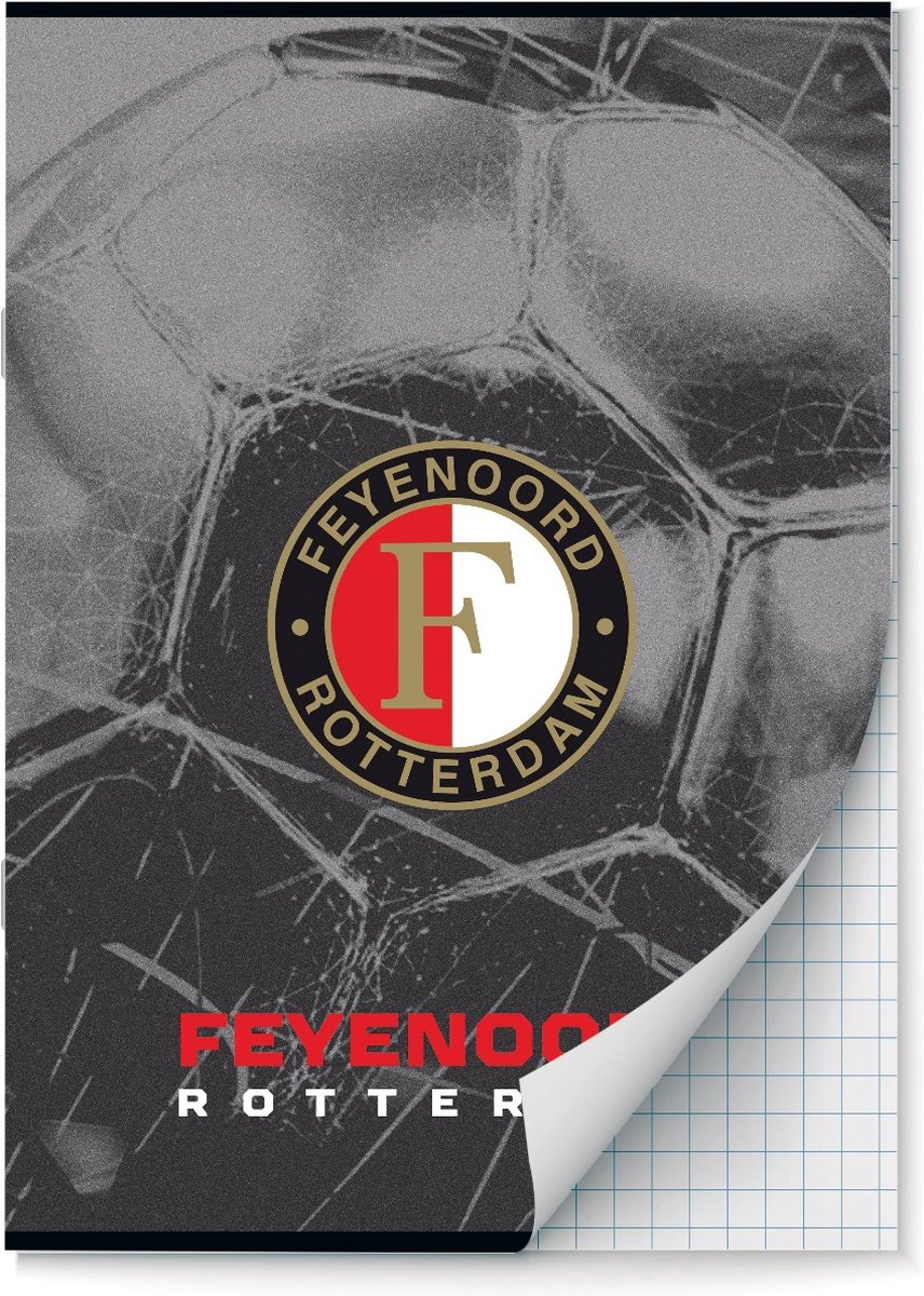 Feyenoord schriften Ruit 10 mm A4 - 4 stuks