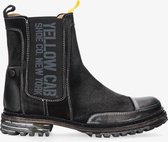 Yellow cab | Sergeant 3-d black chelsea boot - multicolour sole | Maat: 45
