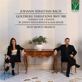 Duo Monti-Bianco - Goldberg Variationen für 2 Klaviere (CD)