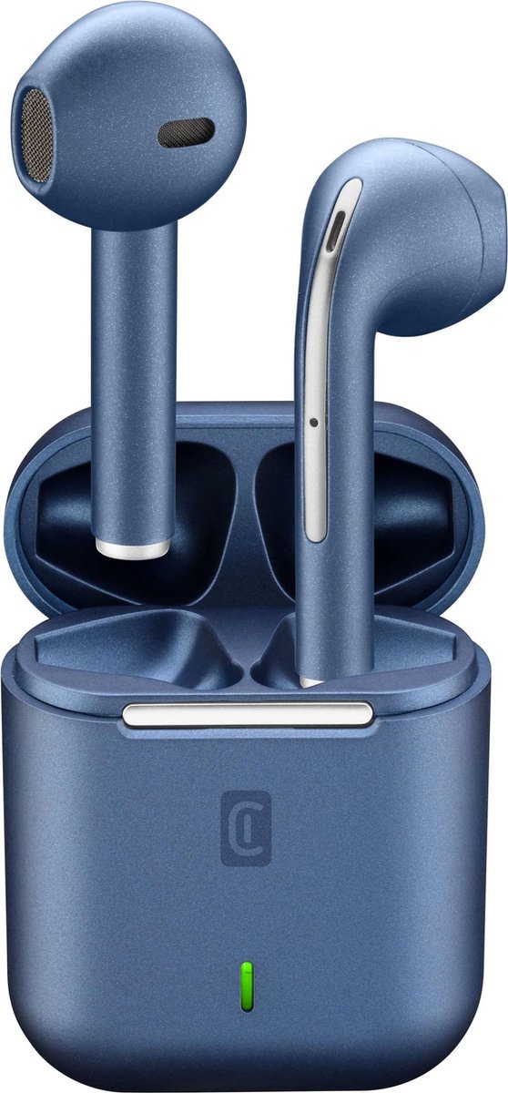 Cellularline Tuck Headset True Wireless Stereo (TWS) In-ear Oproepen/muziek Bluetooth Blauw