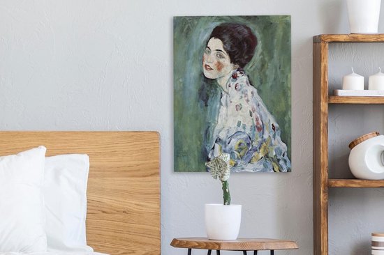 Peinture sur Toile Ritratto di Signora - Gustav Klimt - 30x40 cm - Décoration murale