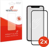 2 stuks: Meteorshield iPhone X screenprotector - Full screen