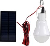 LED lamp voor in de tent met zonnepaneel / Camping kamperen / Werkt op accu / Solar