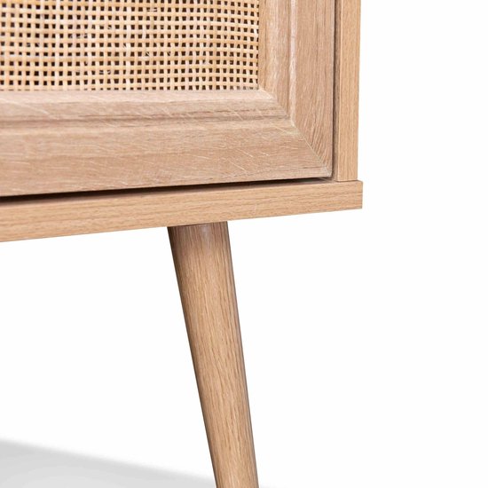 Buffet Alice's Garden Bohème - 120x39x70cm - 3 portes - Bois et rotin