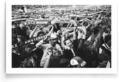 Walljar - AFC Ajax kampioen '82 - Zwart wit poster