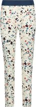 Cyell TERRASSE dames pyjamabroek lang - wit met print - Maat 42 Wit met print maat 42 (XL)