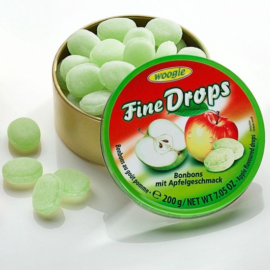 Woogie Fine Drops Appel 200 g