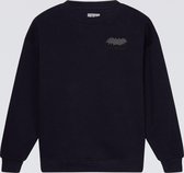 zoe karssen - dames -  boyfriend fit trui met c-hals -  marine - s
