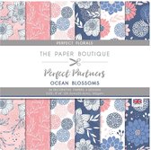 The Paper Boutique Deco Papier - Ocean blossoms - 8x8 inch - 36 stuks
