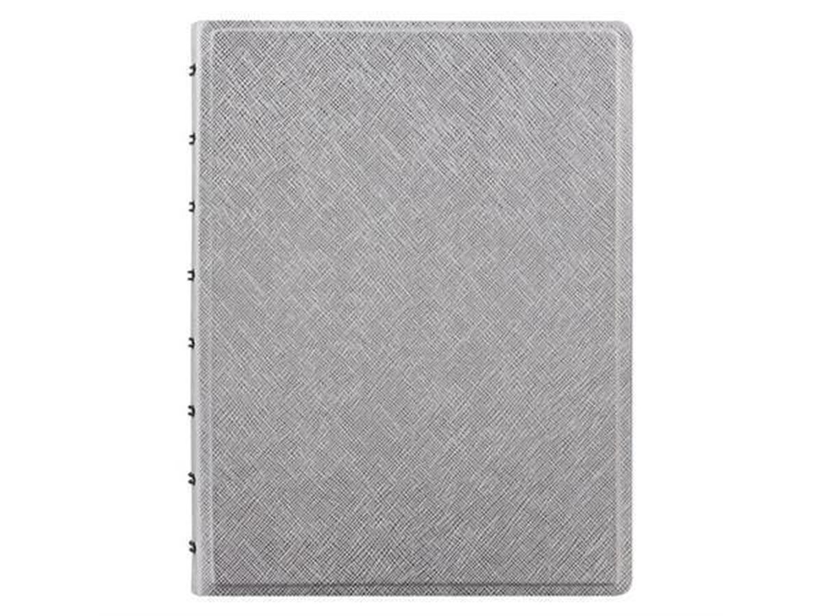 Filofax Notitieboek Saffiano A5 21 X 14,8 Cm Papier Zilver