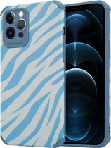 ShieldCase Blue Zebra geschikt voor Apple iPhone 12 Pro Max case