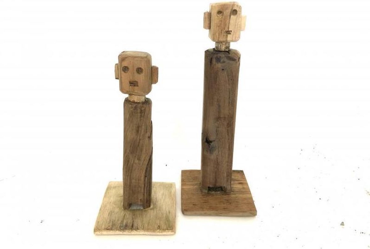 Houten poppetjes H31 - trendy