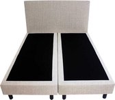 Bedworld Boxspring 160x210 - Seudine - Wit grijs (ONC21)