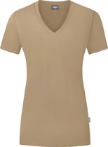 Jako Organic T-Shirt Dames - Zand