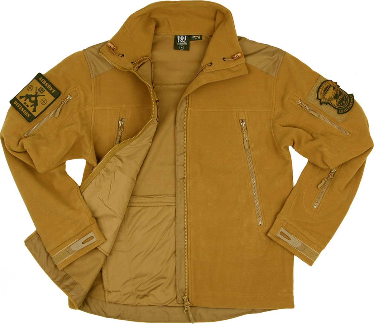 101 INC Heavy duty fleece vest Coyote