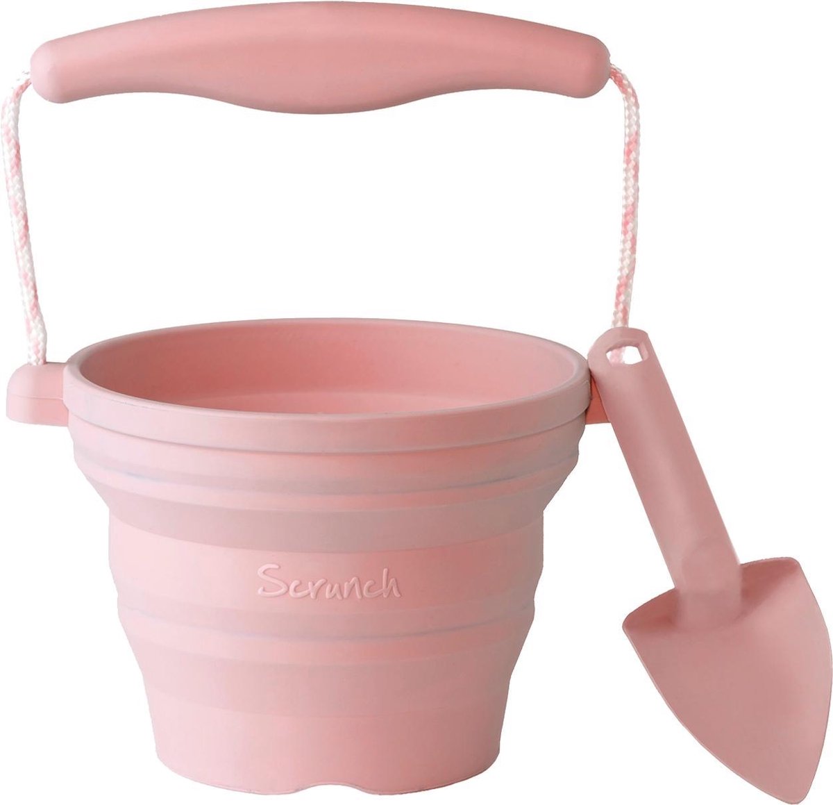 Goedkoopste Scrunch Emmertje met Schepje - Oud Roze
