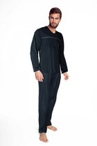 Mewa - lange pyjama - zwart XXL