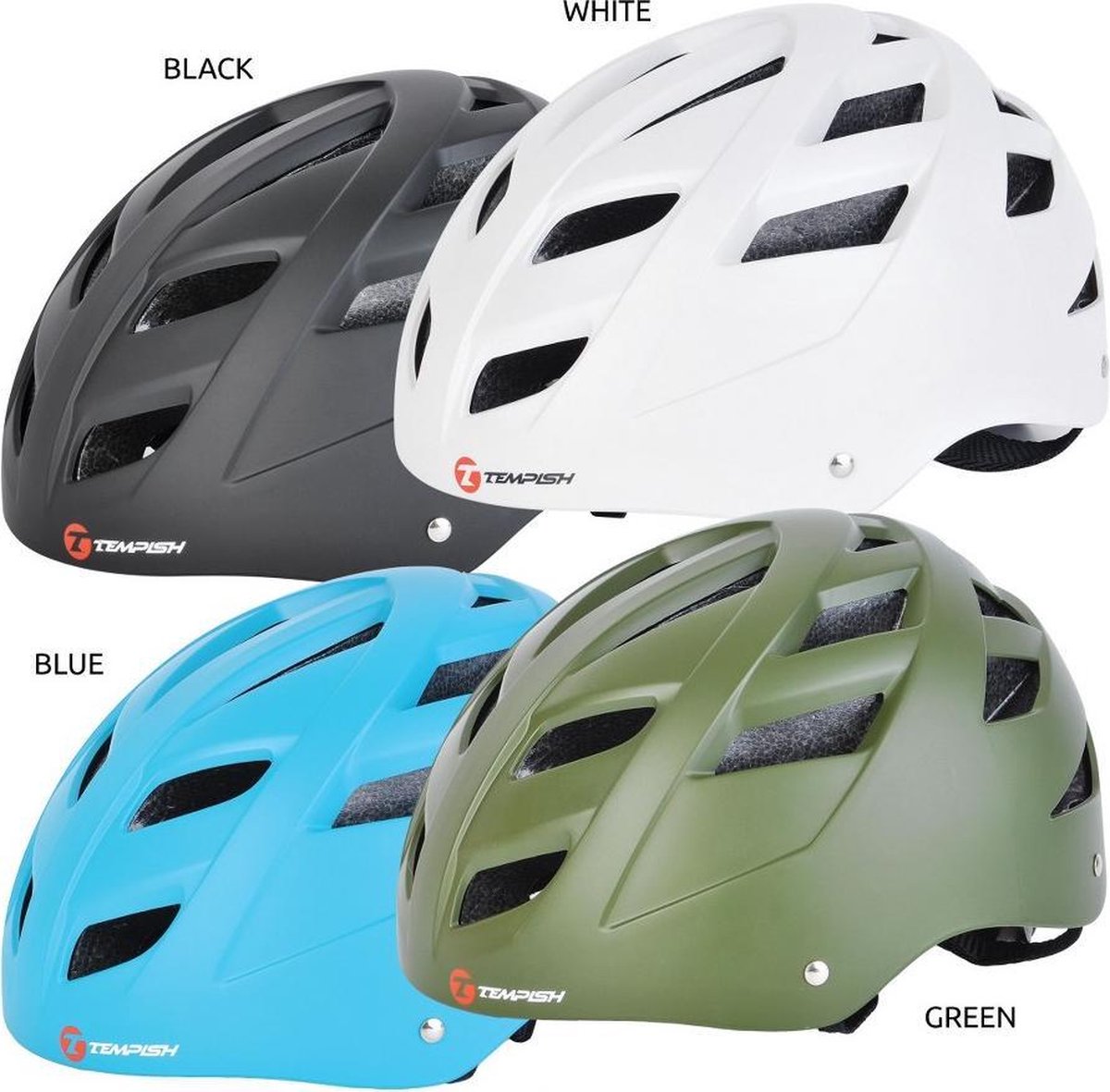 Tempish – Marilla – Skatehelm – – Veilig & Ventilerend Skatehelm – -53cm Zwart