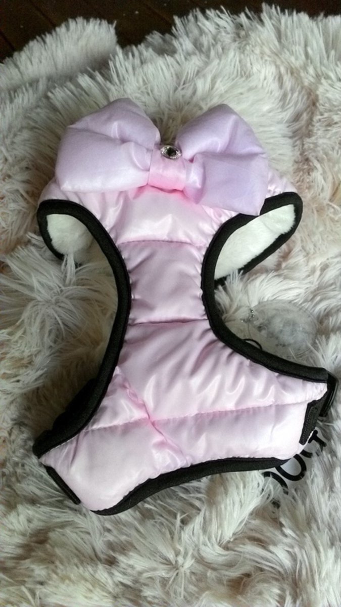 I Love My Dog Hondenharnas Glambow Warm Pink