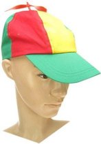 Propellorpet rood/geel/groen