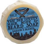 Van Der Lovett Haar Body & Baardzeep Sailors Blend 60 Ml Blauw