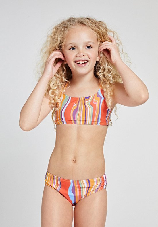 Shiwi Scoop top bikini set bikini scoop top marbré - multicolore - 140