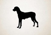 Silhouette hond - Rastreador Brasileiro - S - 45x53cm - Zwart - wanddecoratie