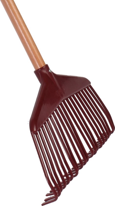 Talen Tools Bladhark kunststof 21 tanden met steel 150cm hark 200 x 400mm