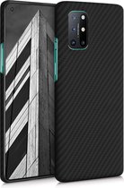 kalibri hoesje voor OnePlus 8T - aramidehoes voor smartphone - mat zwart