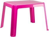 Kunststof kindertafel roze 55 x 66 x 43 cm - Kindertafel buiten - Bijzettafel