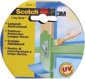 3M Scotch 2090 afplaktape blauw - 50 meter x 18 mm.