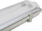 LED TL armatuur - 120 cm - IP65 - 130lm/W - incl. 2x18 Watt T8 LED buizen - 4000K - dubbelvoudige uitvoering