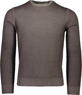 Gran Sasso  Trui Bruin Bruin Normaal - Maat XXL  - Heren - Herfst/Winter Collectie - Wol