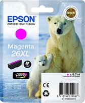 Epson 26XL (T2633) - Inktcartridge / Magenta / Hoge Capaciteit