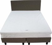 Bedworld Boxspring 180x210 - Stevig - Velours - Bruin (ML20)