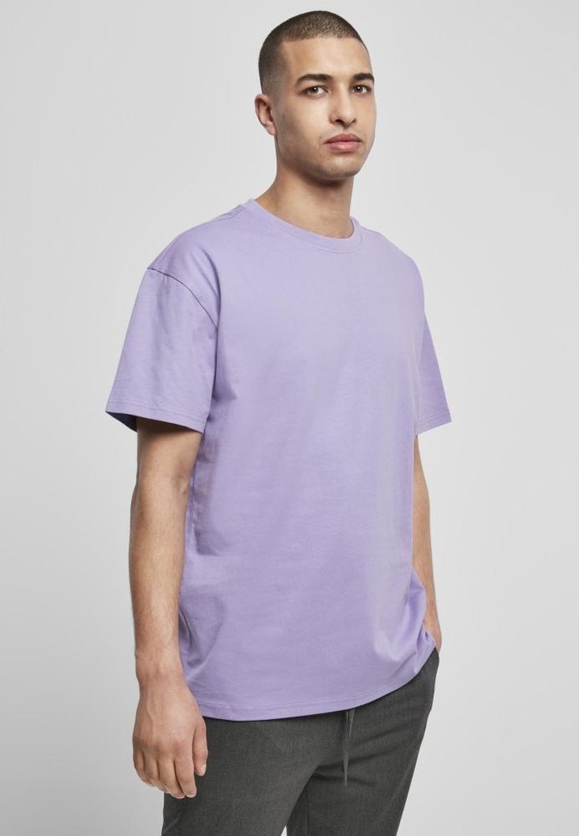 Urban Classics Heavy Oversized Heren Tshirt 2XL Paars