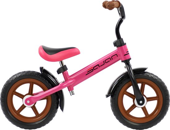 Sajan Loopfiets - 12-inch - Roze