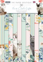 The Paper Boutique Insteek Papier - It's a Cat's Life - A4 - 4x10 designs