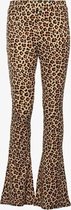 TwoDay meisjes flared broek met luipaardprint - Bruin - Maat 134/140